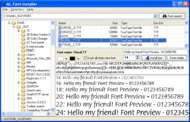 AL Font Installer screenshot